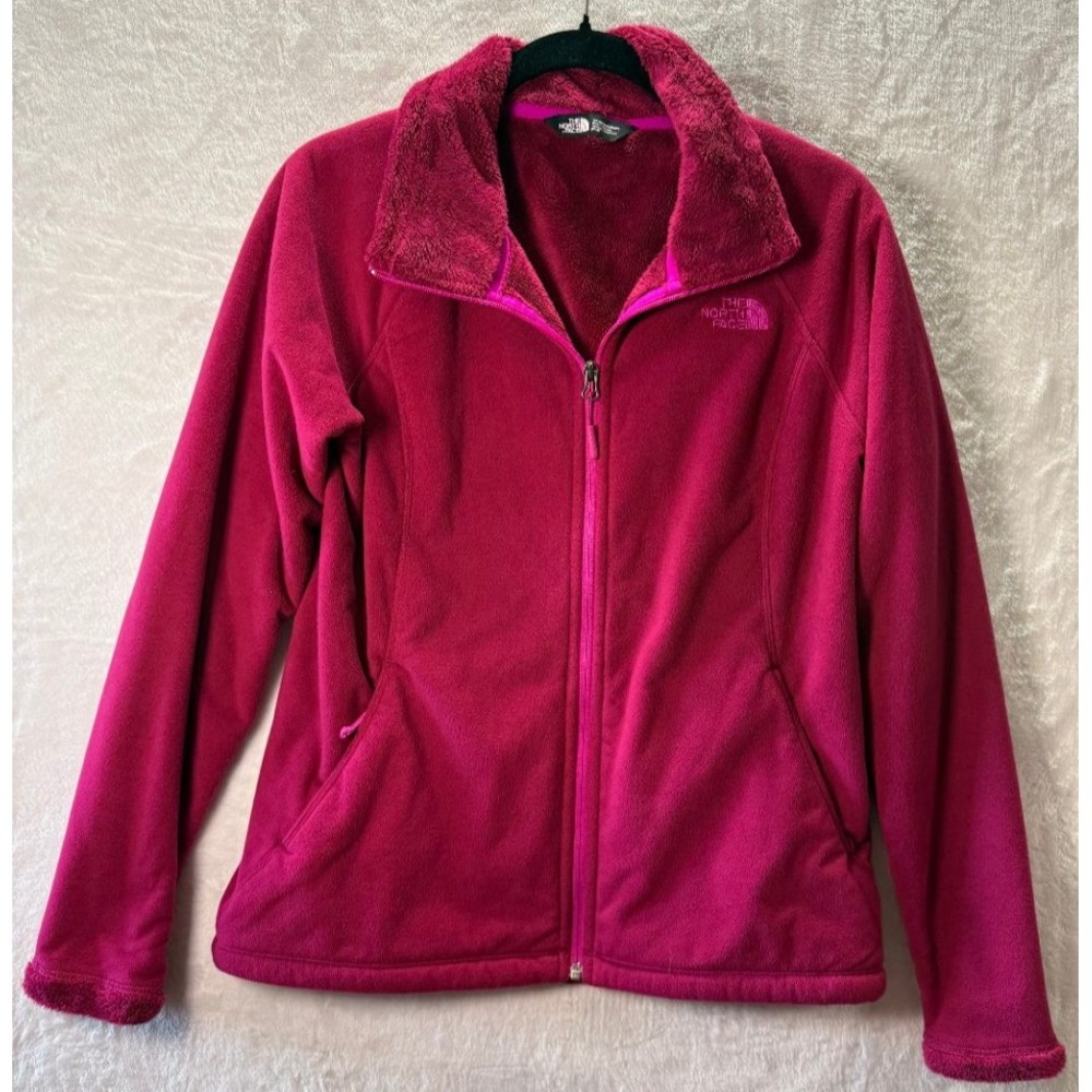 The North Face Womens Osito Fleece Jacket Full Zip Pink Magenta Size Medium M